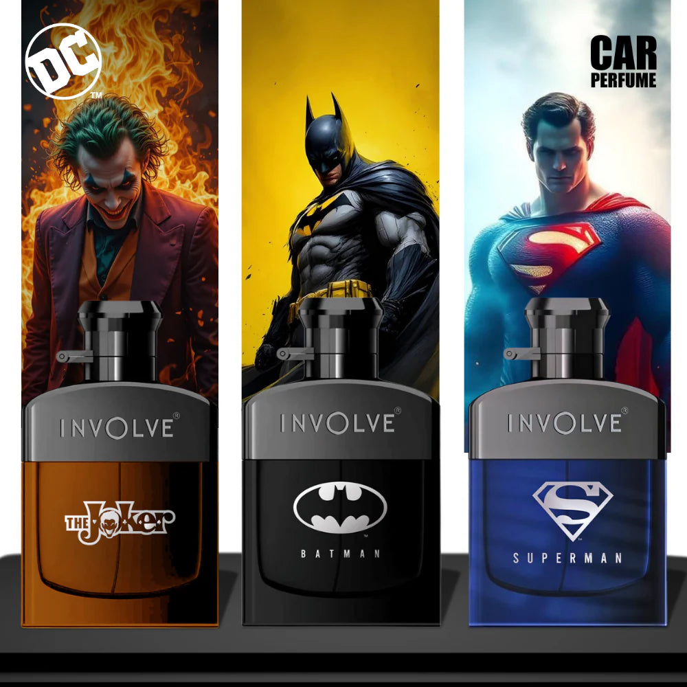 OFFICIAL DC- Superman Car Air Freshener Spray (50ml)