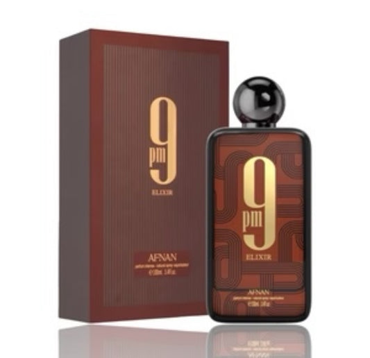 AFNAN 9 PM Elixir Eau De Parfum Spray, 100 ML