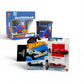 Superman Car Fragrance: Fiber Tin Can OFFICIAL DC+ Hot Wheels Bundle