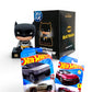Batman Character Fiber Car Perfume with OFFICIAL DC MERCHANDISE+ Hot Wheels Bundle (2 refills of 15 g)