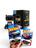 Batman Character Fiber Car Perfume with OFFICIAL DC MERCHANDISE+ Hot Wheels Bundle (2 refills of 15 g)